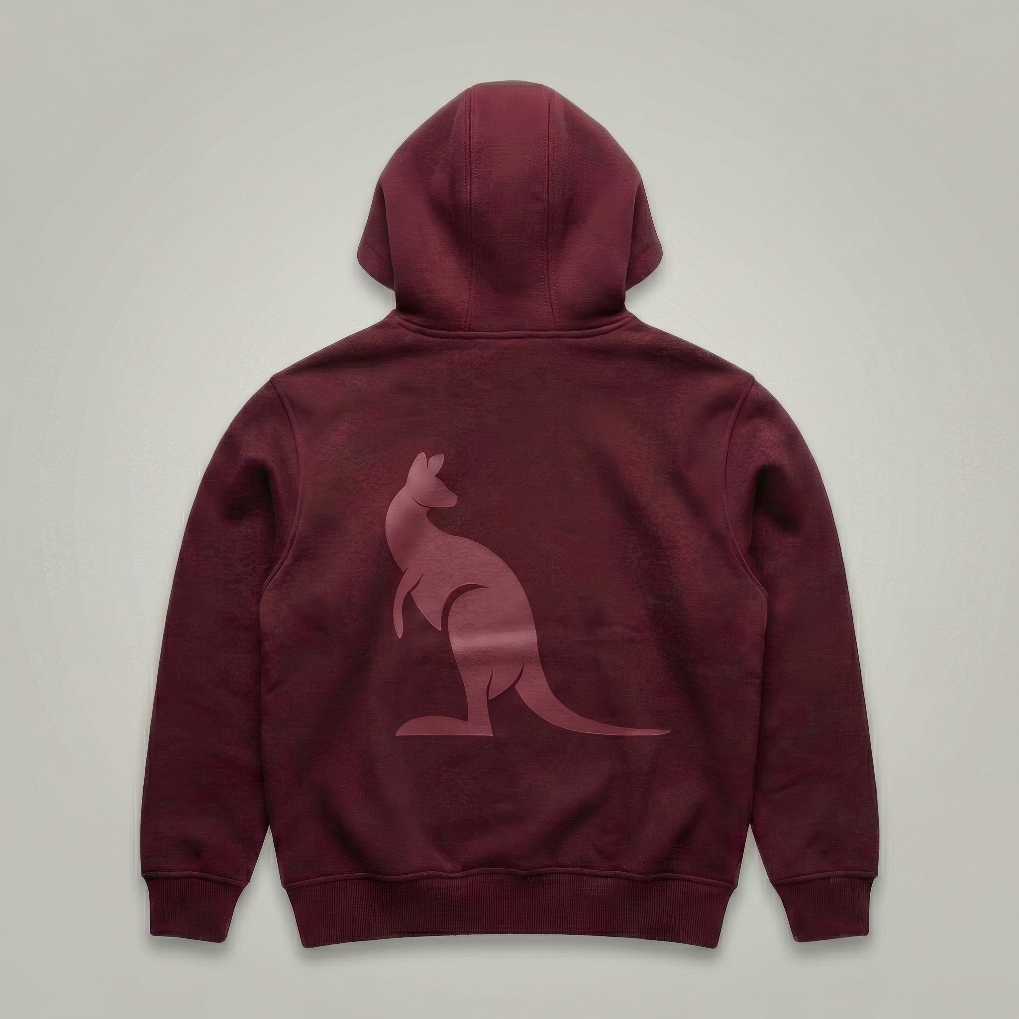 KANGAR Hoodie System in Oxblood with detachable utility pouch