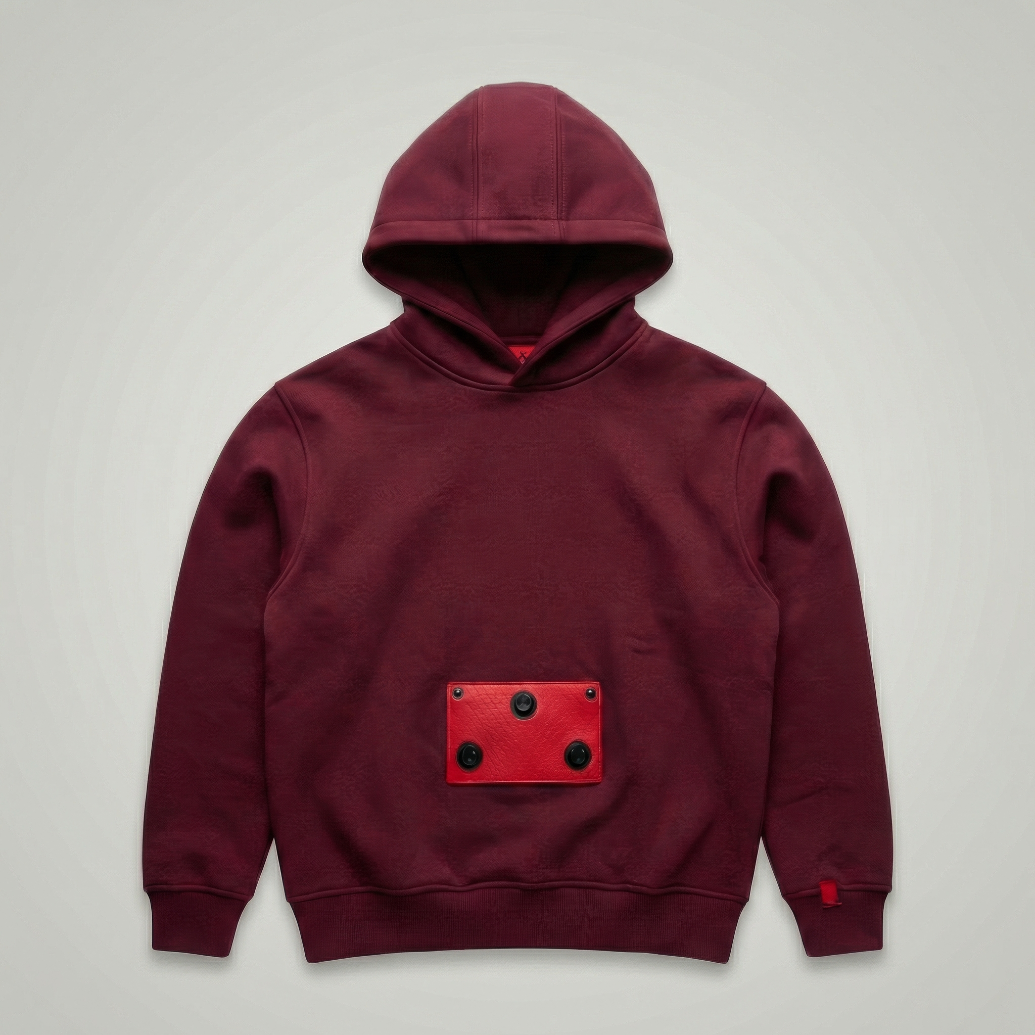 KANGAR Hoodie System in Oxblood with detachable utility pouch
