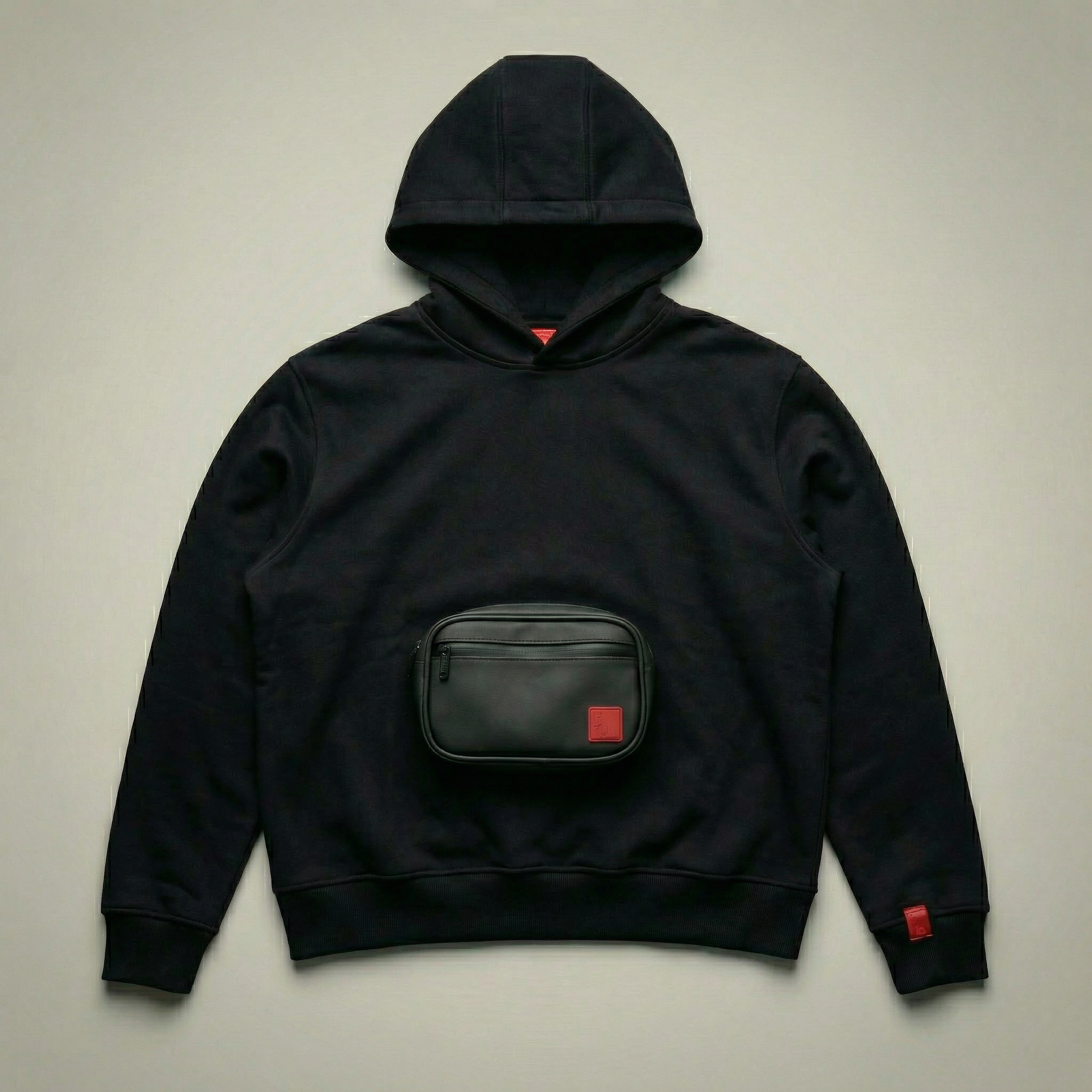 KANGAR Hoodie System in Jet Black with detachable utility pouch